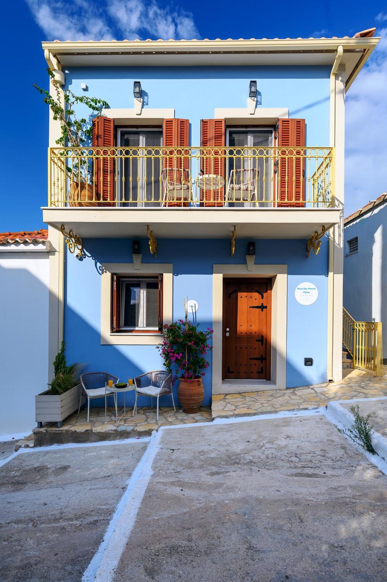 Blue Sky House Aparthotel Pilos Exterior foto